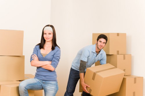 Professional movers assisting with relocation