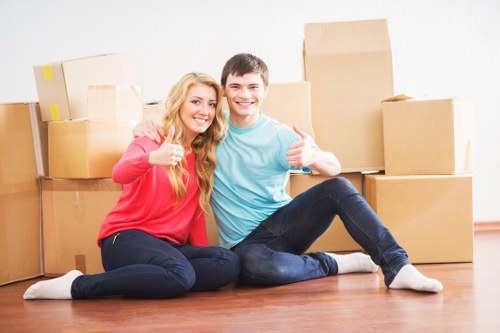 Preparing furniture for efficient pick-up