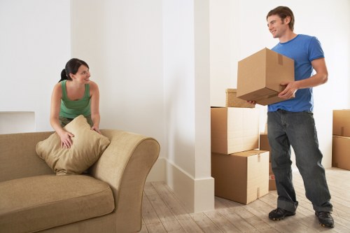 Experienced house removalists handling furniture